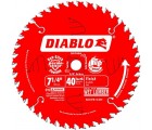 7-1/4 in x 40-Tooth Diablo Saw Blade  ** CALL STORE FOR AVAILABILITY AND TO PLACE ORDER **